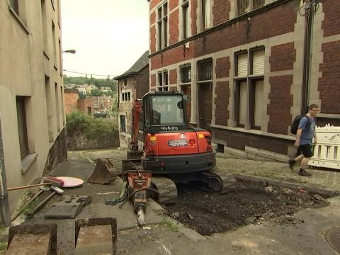 Début de trois nouveaux  chantiers à Liège.