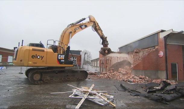 Démolition des ateliers : la Caserne de Saive poursuit sa mue