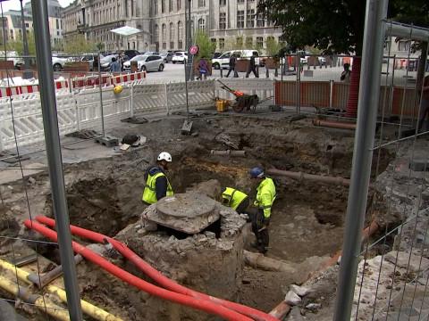 Des fouilles archéologiques lancées sous la place du Marché