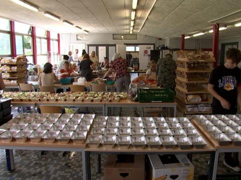 Des repas solidaires pour les sinistrés: restaurateurs et bénévoles se mobilisent