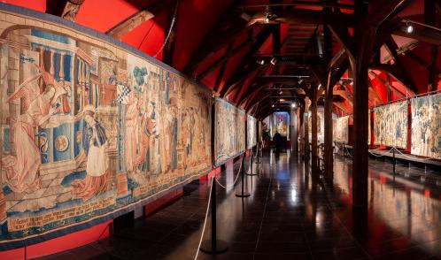 Des tapisseries datant du 15e au 20e siècle à l'Archéoforum et au Trésor de la cathédrale de Liège