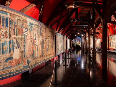 Des tapisseries datant du 15e au 20e siècle à l'Archéoforum et au Trésor de la cathédrale de Liège