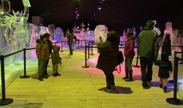 Disney en sculptures de glace 