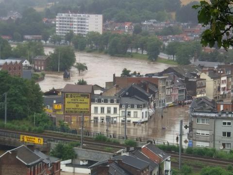 La vallée de la Vesdre entièrement sinistrée
