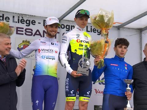 Francesco Busatto s'impose au sprint sur Liège-Bastogne-Liège Espoirs