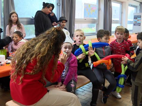 Croix-Rouge : les enfants du centre d'accueil célèbrent Halloween