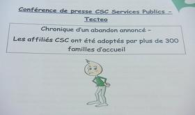 Tecteo : les craintes de la CSC