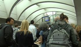Personnel de signalisation de Liège à l'arrêt