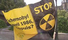 Des militants anti-nucléaires organisaient une action