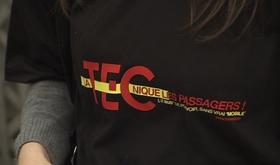 Manifestation des usagers du TEC