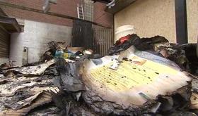 Ecole incendiée à Saint Nicolas