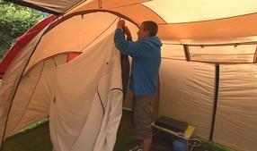 Arrivée des vacanciers au camping