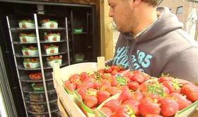 Un distributeur automatique de fruits et légumes frais