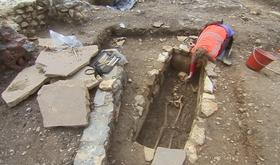 Rive gauche à Huy: impressionnant chantier de fouilles archéologiques
