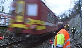 Un affaissement perturbe la ligne Herstal-Gare du palais
