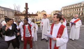 Vendredi Saint :un chemin de croix dans les rues de Liège