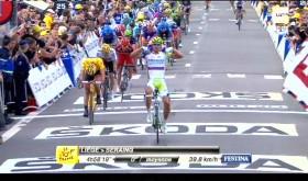 Peter Sagan gagne la première étape à Seraing