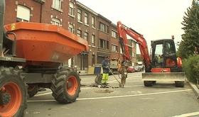 Début des fouilles pour le futur chantier du tram liégeois