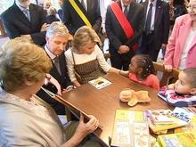Philippe et Mathilde présents à Liège ce matin