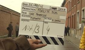Patrice Leconte en tournage à Herstal
