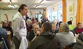 Restos du coeur : deux chefs et Marc Wilmots