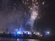 Feu d'artifice de minuit à Liège