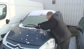 Froid glacial: attention aux voitures!