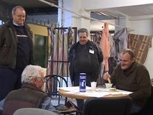 Un bar à soupe de la Croix Rouge à Herstal