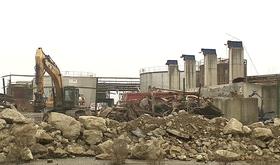 Démolition de la raperie Hollogne sur Geer