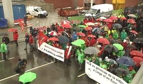 ArcelorMittal : manifestation à Namur