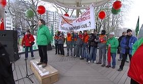 Marche pour l'emploi : les discours