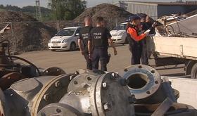 Important contrôle dans le milieu des ferrailleurs