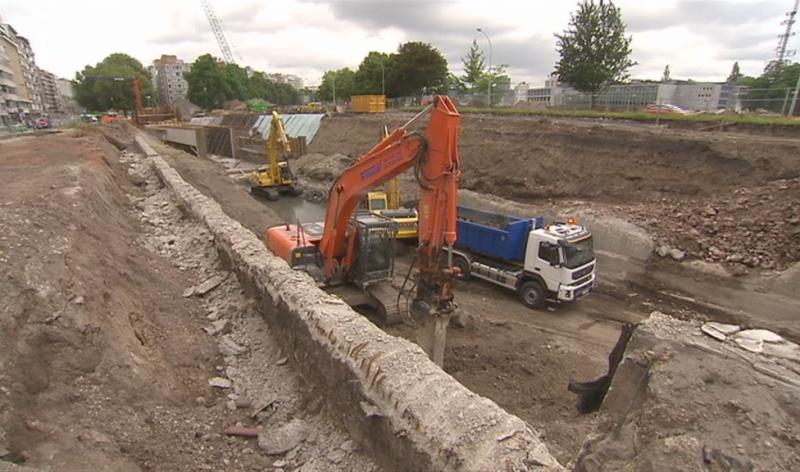 Liège : chantier spectaculaire