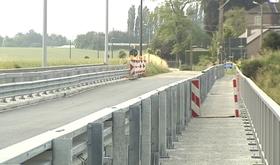 Pont S97 à Awans: ouvert mais pas encore fini
