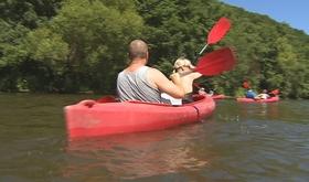 Les joies du kayak sur l'Ourthe