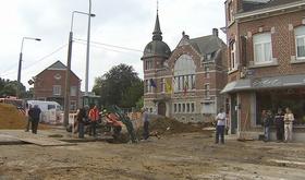 Beyne Heusay : importante fuite d'eau