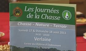 Verlaine abritera les Journées de la Chasse