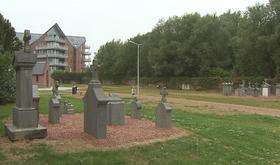 Inauguration d'un parc à Hannut