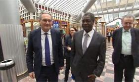 Le docteur Denis Mukwege visite le CHU