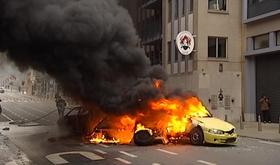 Les pompiers de Liège protestent contre la direction