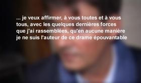 Bernard Wesphael clame son innocence dans une lettre