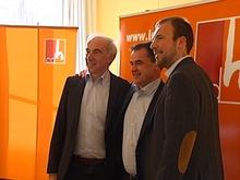 Melchior Wathelet et Joseph George, têtes de listes cdH