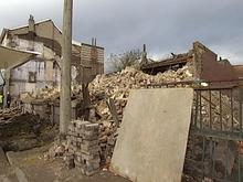 Seraing : démolition de la maison effondrée rue Ferrer
