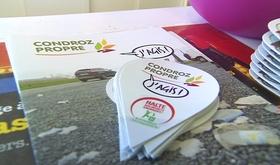 La campagne  Condroz Propre J'Agis  contre les déchets sauvages