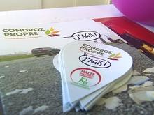 La campagne  Condroz Propre J'Agis  contre les déchets sauvages