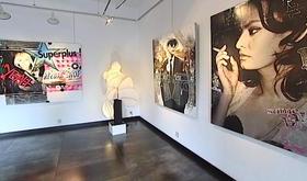 JÍ¶rg DÍ¶ring et Loulou des Bois à la galerie Liehrmann