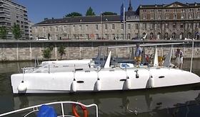 Et vogue le catamaran électro-solaire liégeois !