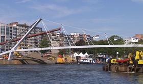 La passerelle est placée !