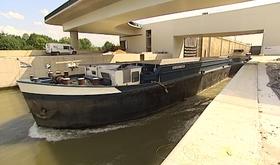 La 4e écluse de Lanaye à l'essai
