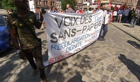 Marche de soutien aux sans-papiers